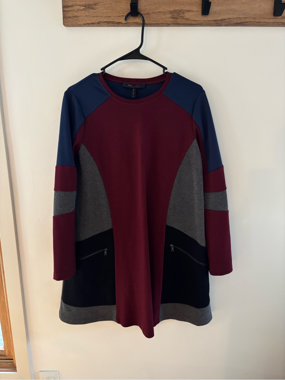 BCBG maxazria color block dress